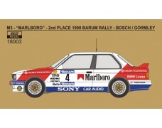 Decal – BMW M3 - 1990 Barum rallye - J.Bosch / K.Gormley LIMITED